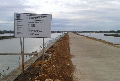 Betonisasi Jalan 280 m Kedungmutih – Babalan Demak Rampung