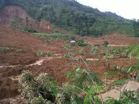 Allahu Akbar , Rumah Kyai Selamat Dari Tanah Longsor di Banjarnegara