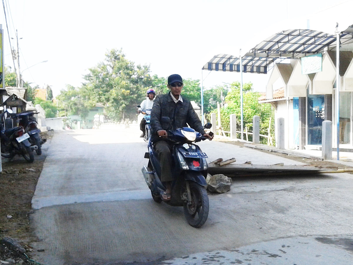 Hore !!! Jembatan Kali Putri Buko Wedung ,Sudah Jadi