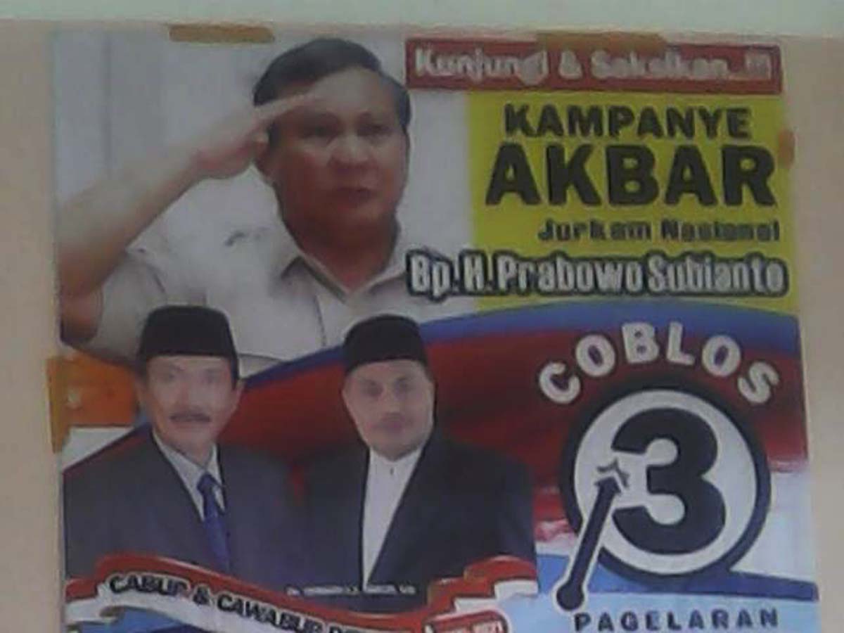 Hari ini Prabowo Subianto  Beri Semangat Paslon 3 HARUM