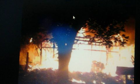 Rumah Penjual Bensin di Troso Ludes Terbakar