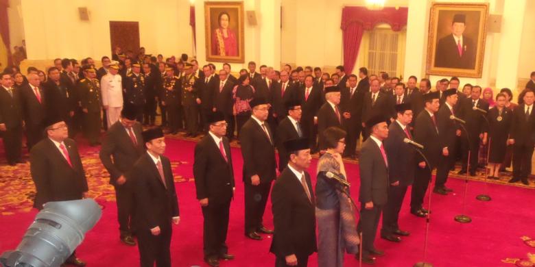 Hari Ini Jokowi Lantik 12 Menteri Baru Hasil Reshuffle