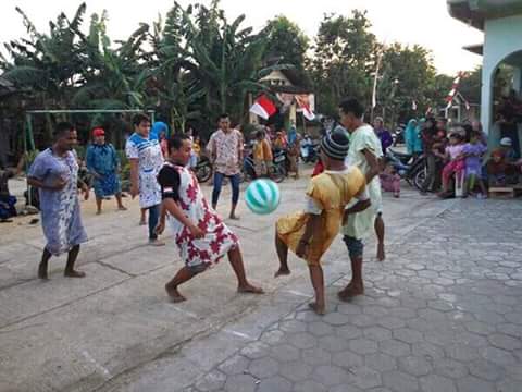 Sepakbola Daster Meriahkan HUT RI ke 71 di Pati