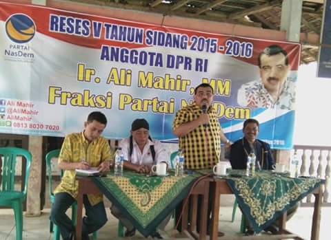 Ir. Ali Mahir,MM  Reses Di Jepara , Silaturahmi dan Serap Aspirasi Konstituent