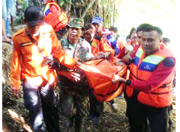 Korban Tenggelam Sungai Mayong , Ditemukan Hari Ini Dalam Kondisi MD