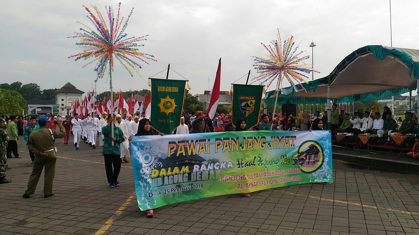 Pawai Panjang Jimat Kabupaten Demak Peringati Haul Agung Kanjeng Raden Patah