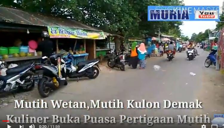 Yuk Ngabuburit di Pertigaan Desa Mutih Kulon  ,  Ada Pasar Kuliner Buka Puasa