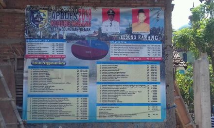 APBDes 2018 Desa Kedungkarang Capai 2,38 M