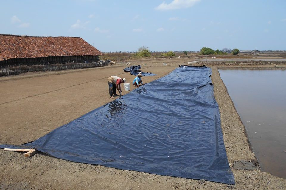 Petani Garam Demak Keluhkan Mahalnya Harga Membran Garam