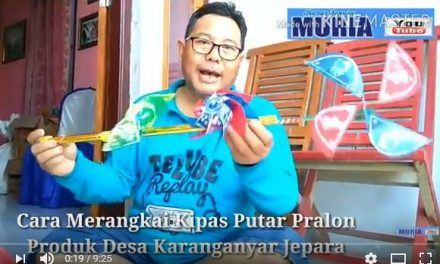 Inilah Cara Mudah Pasarkan Kipas Putar Bunga Ganda dari Jepara