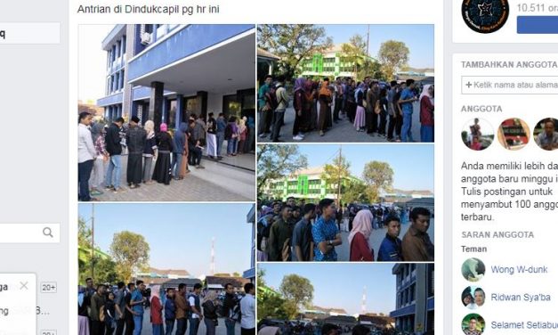 Waduh !!!! Antrian Urus E-KTP di Dindukcapil Demak  Mengular Ini Komentar Netizen