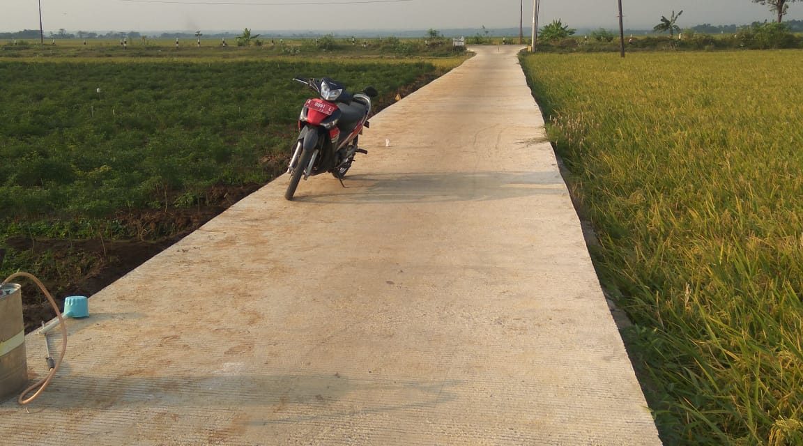 Jalan Tembus Barat Desa Gerdu Pecangaan, Menguntungkan Warga Untuk Mobilitas