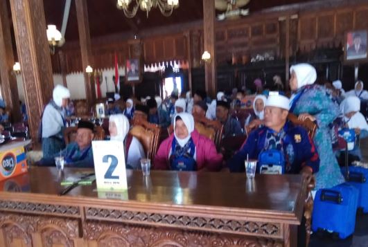 Jamaah Calon Haji Jepara 2018 , Telah Diberangkatkan  dari Pendopo kabupaten