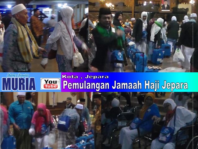 Jamaah Haji Jepara 2018 Kembali Ke Tanah Air , Keluarga Jemput di Pendopo Kabupaten