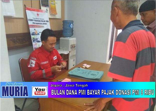 Bulan Dana PMI ,  Bayar Pajak Kendaraan  Suka Rela Donasi PMI Rp 5 ribu