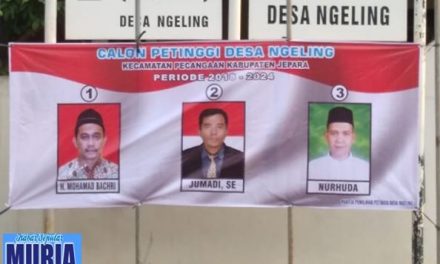 Pilpet Jepara 2018 ,  3 Calon Berebut Jadi Petinggi Desa Ngeling Jepara