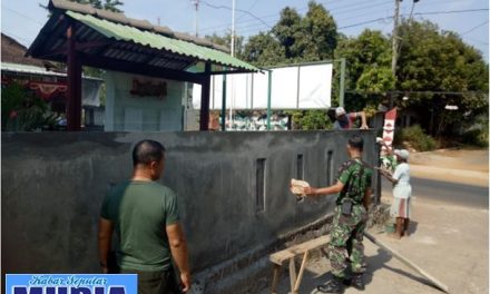 Musholla Koramil Kedung jepara Dicat,  Untuk Kenyamanan Anggota Dalam Beribadah