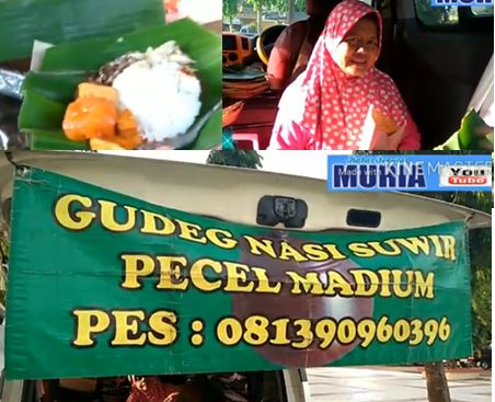 Menikmati  Gudeg Nasi  Suwir Yu Sri , di Halaman Pasar Kalinyamatan Jepara