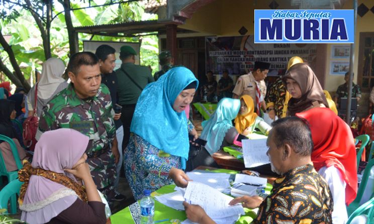 PELAYANAN KB KES MKJP DI GELAR KODIM DEMAK  DALAM RANGKA HARI JUANG KARTIKA TH 2018