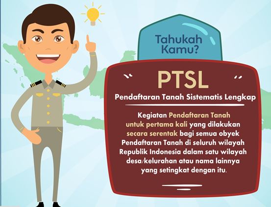 Mengenal Program Pendaftaran Tanah Sistematik Lengkap ( PTSL)