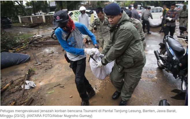 BNPB Merilis  Soal Tsunami Selat Sunda: 281 Tewas, 1.016 Luka-luka