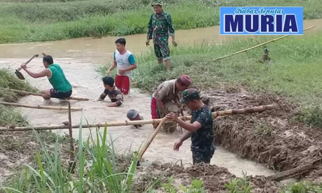 DANDIM DEMAK : BABINSA HARUS SELALU SIAGA IKUT ATASI BENCANA BANJIR