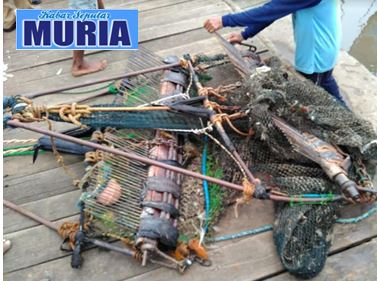 Inilah Bentuk Alat Tangkap Ikan “Garuk”,  Yang Di Razia Nelayan Desa Kedungmalang Jepara