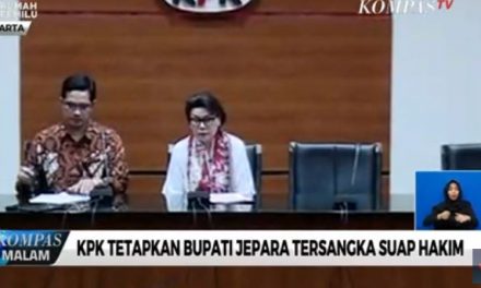 Bupati Jepara Ahmad Marzuqi Ditetapkan KPK Tersangka Suap