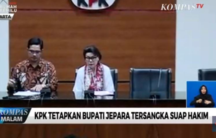 Bupati Jepara Ahmad Marzuqi Ditetapkan KPK Tersangka Suap