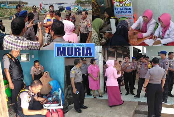 Bhakti  Sosial  HUT ke 39 Yayasan Kemala Bhayangkari  2019 di  desa Kedung Malang  Jepara