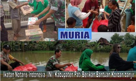 Ikatan Notaris Indonesia (INI) Kabupaten Pati Berikan Bantuan Korban Banjir