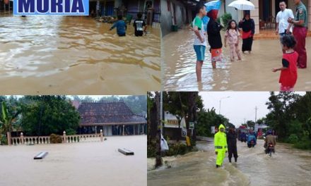 Hujan Siang Malam Mengguyur, Beberapa Desa Di Kecamatan Kayen Pati Tergenang
