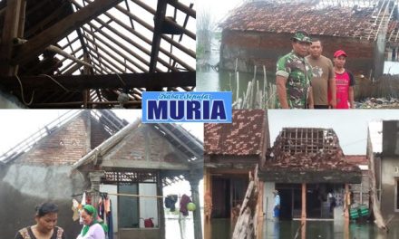 Puluhan Rumah di Desa Tugu Demak , Di Sapu Angin Puting Beliung