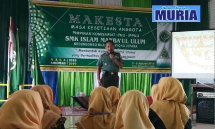 Danramil Mayong Berikan Materi Wawasan Kebangsaan di Makesta IPNU-IPPNU Ranting Buaran