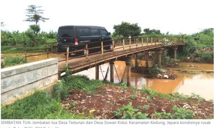 Jembatan Tua Tedunan – Sowan Kidul Berbahaya , 4 Kali Diusulkan Musrenbangdes