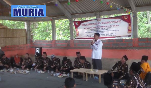 Selapanan dan Bintek Anggota BPD Se Kecamatan Wedung Di Wigamar Kedungmutih