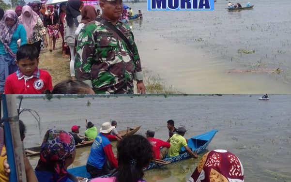 Warga Desa pasuruhan Pati Lupakan Musibah Banjir ,  Lewat Festival Perahu Rakyat