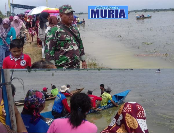 Warga Desa pasuruhan Pati Lupakan Musibah Banjir ,  Lewat Festival Perahu Rakyat