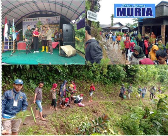 WAPALHI Fakultas Syariah dan Hukum UNISNU Jepara , Tanam Ribuan Bibit Tanaman di Lereng  X Gunung Muria