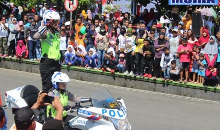 Wow !!! Meriahnya Millennial Road Safety Festival di Alun Alun Pati