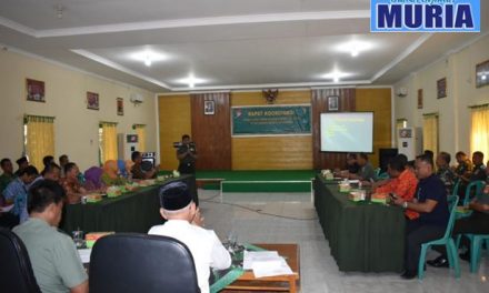 Rakor Evaluasi Persiapan Penutupan TMMD Sengkuyung I 2019