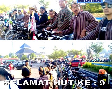 Suasana Jadul mengiringi Harlah KE 9 Oglek Demak