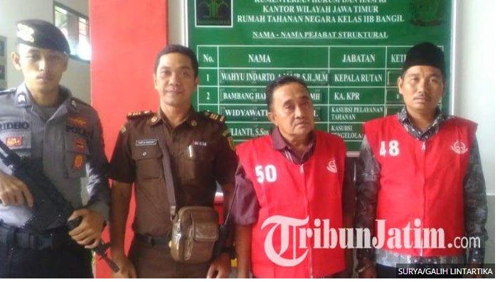 Kasus Mark Up Dana Desa di Pasuruan, Kades dan Kaur Dompo Dituntut Pidana 4,5 Tahun