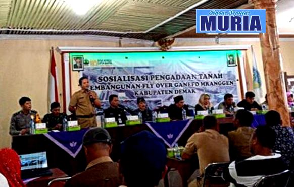 Pembangunan Fly Over Ganefo Warga Desa Kembangarum Dan Mranggen Dapat Sosialisasi