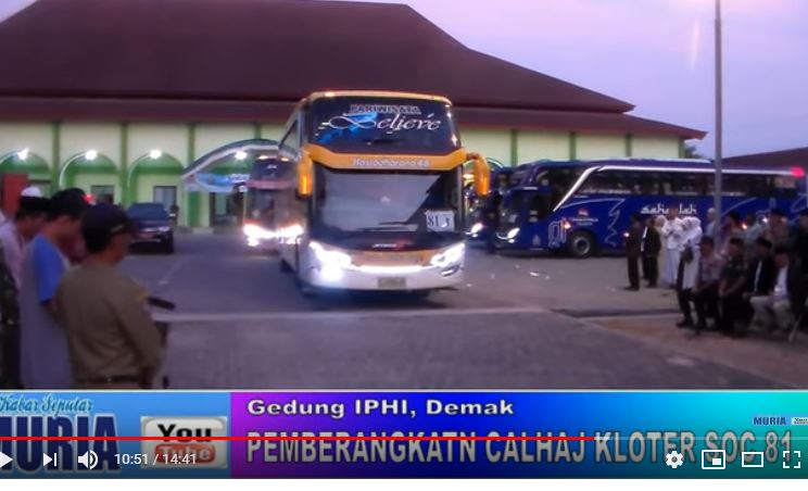 Wabup Demak Berangkatkan Calhaj Kloter SOC 81 Ke Asrama Donohudan