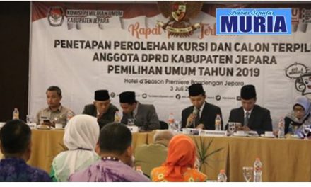 KPU Jepara Tetapkan 50 Calon Anggota Dewan , PPP Jumlah Terbanyak 11