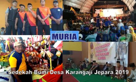 Sedekah Bumi Desa Karangaji Jepara Meriah , Mulai Qosidahan Arak Tumpeng Selamatan dan Wayangan