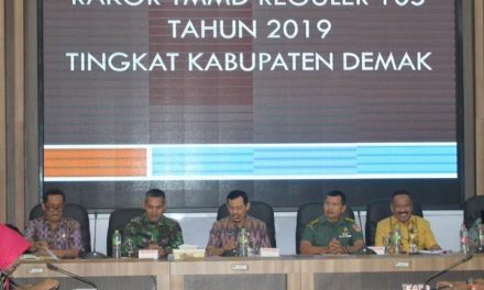 Rakor TMMD Reguler 105 , Jalan TMMD Akan Buka Jalur Alternatif Sumberejo – Demak