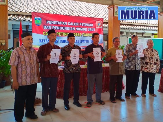 Calon Petinggi Tahunan Jepara  Di Tetapkan , Panitia Himbau Jangan Lakukan ” Politik Uang”