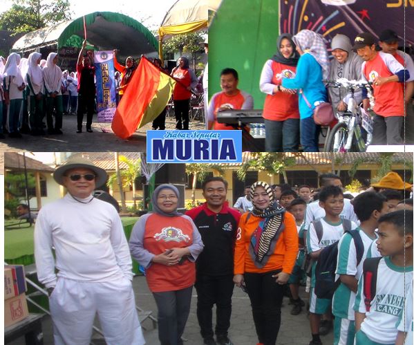 HUT KE 55 SMP I PECANGAAN SEMARAK , HUJAN DOORPRIZE UNTUK SISWA,GURU DAN ALUMNI
